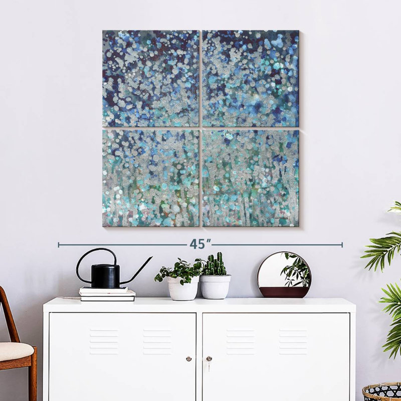 Starlight Rain, 32" H x 32" W