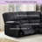 105.8'' Wide Vegan Leather Manual Reclining Sectional With Storage & Cupholder