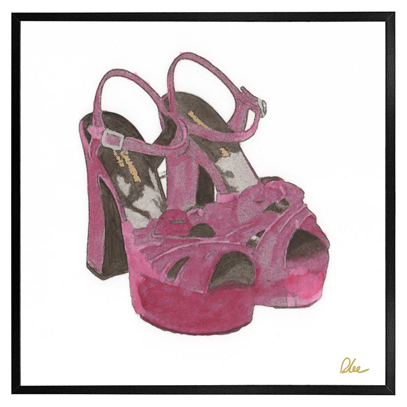 Single Picture Frame Print, Black, 31cm H x 31cm W x 4cm D