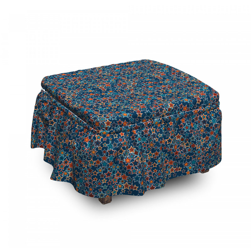 Housse pour repose-pieds abstract stars