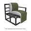 Canapé d'angle modulaire moderne en aluminium à structure ouverte, grand format, 4 pièces, avec coussins Sunbrella-1612048309