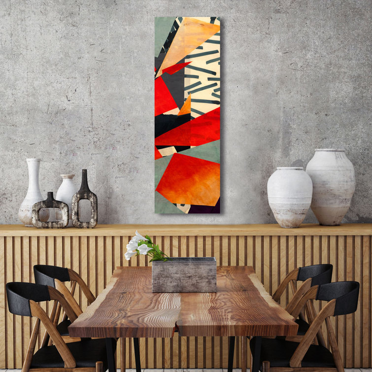 Bebop Abstract Panel II by Leonardo Bacci - Wrapped Canvas Print