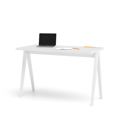 Dikili Solid Wood Base Writing Desk