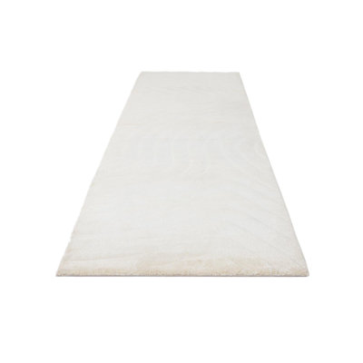 Tapis de couloir beige clair Iniguez