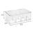 Stackable 8-Section Tea Storage Box - Tea Bag Organizers for Kitchen Cabinet, Countertop, or Pantry