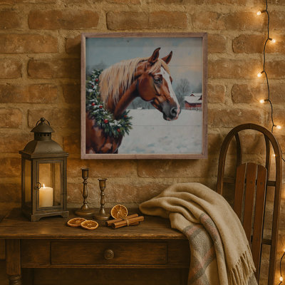 Horse With Wreath