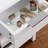 3-Tier Bedside Table with Storage Drawer and Open Shelves-334426758
