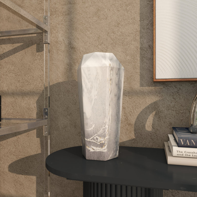 Vase en céramique, Gris