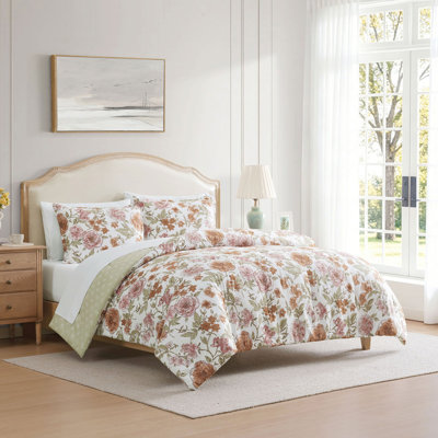 Lanwood Ella Floral Reversible 7 Piece Bed-In-A-Bag