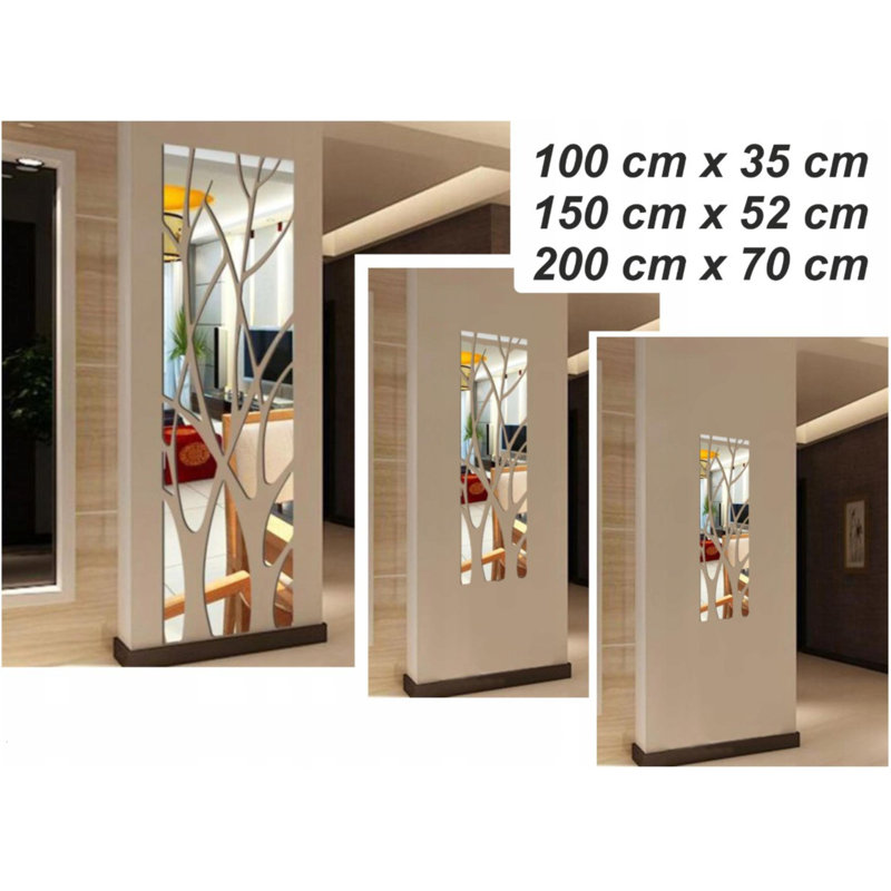 Citlali Mirror, Silver, 200cm H x 70cm W