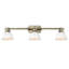 Plafonnier semi-encastré 3 lumières Bryannah-107150112-107150119