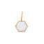Miroir hexagonal Wike - beige-284741609-284741608
