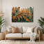 Botanical Cinnamon Fern Brown Metal Wall Art-2017961197