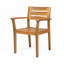 Fauteuil d'extérieur en bois d'acacia pour la cour, la piscine et le jardin-993797191