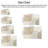 Large area carpet, modern geometric splicing floor decoration bedroom aesthetic carpet, rock wood series, living room, dining room, daycare, office, machine washable carpet, beige-2006082447