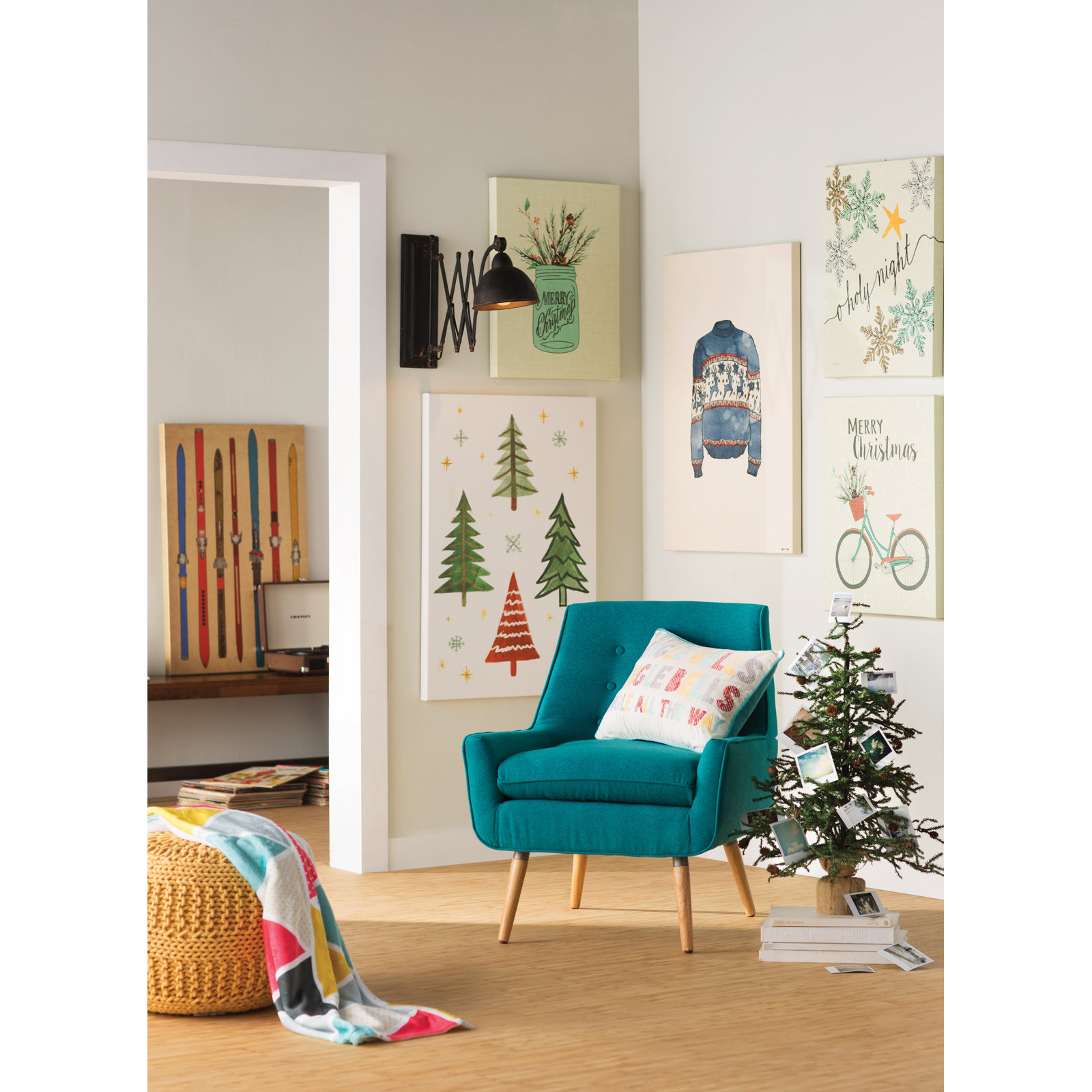Eastport 3.5' Pre-Lit Pine Christmas Tree, 2.5' H, Unlit