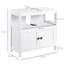 Kollier 60cm Bathroom Vanity Base Only in White-79630073