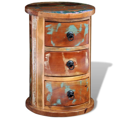 30cm W Solid Wood Bedside Table