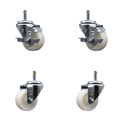 4-Piece Nylon Caster Set