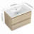 Wall-Mounted Bathroom Vanity With Ceramic Sink
