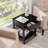Nightstand With Drawer Storage Shelf Wooden Bedside Sofa Side Table-1384414267