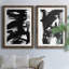 Cadre en bambou noir mat I - prêt à accrocher-709193711-709193706