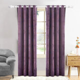 Desoto Velvet Room Darkening Curtain Pair