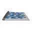 Tapis bleu à motif géométrique Kingstowne-455651108