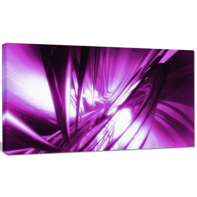 «Purple Fractal», impression sur toile tendue