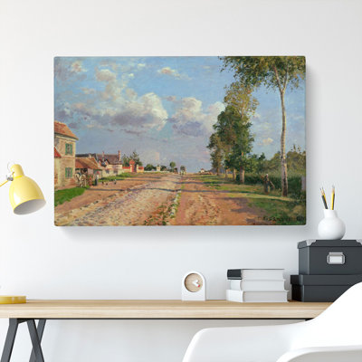 Route To Versailles by Camille Pissarro - Wrapped Canvas Painting