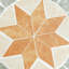 Table d'appoint de patio de 30 cm, mosaïque bleue décorative pour jardin, support pour plantes d'extérieur - Table d'appoint stable et décorative bleue, repose-pieds, support attrayant