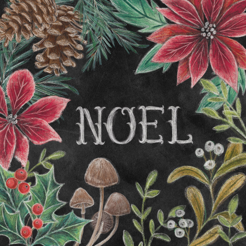 Craie de Noël I, H 30 po x l 30 po