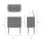 Brabantia Bo Touch Top Dual Compartment Recycling Trash Can, 3 + 6 Gallon (9 Gallon Capacity)-1075460313