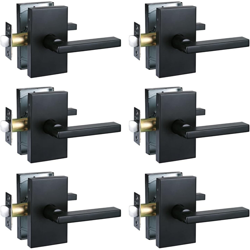 Levier de porte, Noir mat