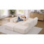 Causeuse modulaire 78 "avec repose-pieds, canapé de compression dans une boîte-979869175