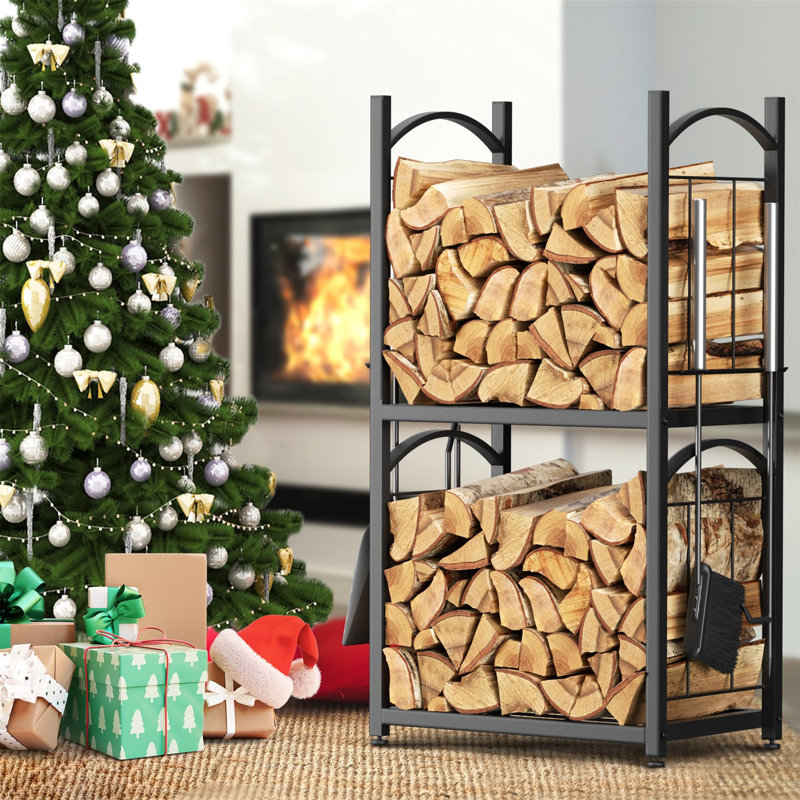 Amerion 46cm W Metal Log Rack