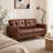 Corvo 61'' Faux Leather Loveseat-1298325713