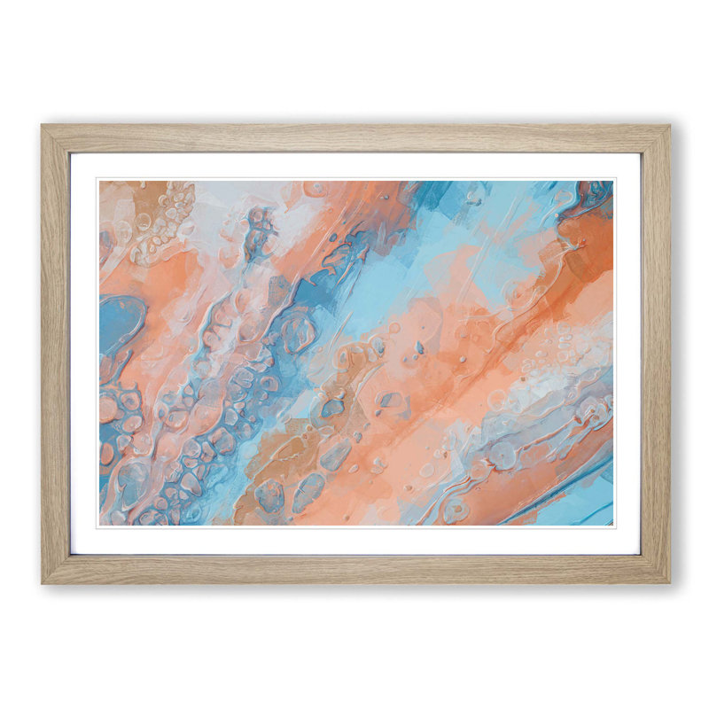 Missing You - Picture Frame Painting Print, Oak Framed, 27cm H x 36cm W x 2cm D
