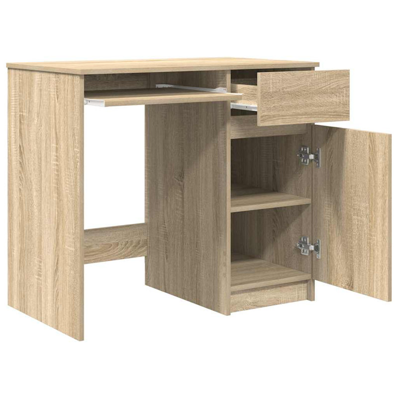 Desk Sonoma 86X49x76 Cm Engineered Wood, Sonoma Oak