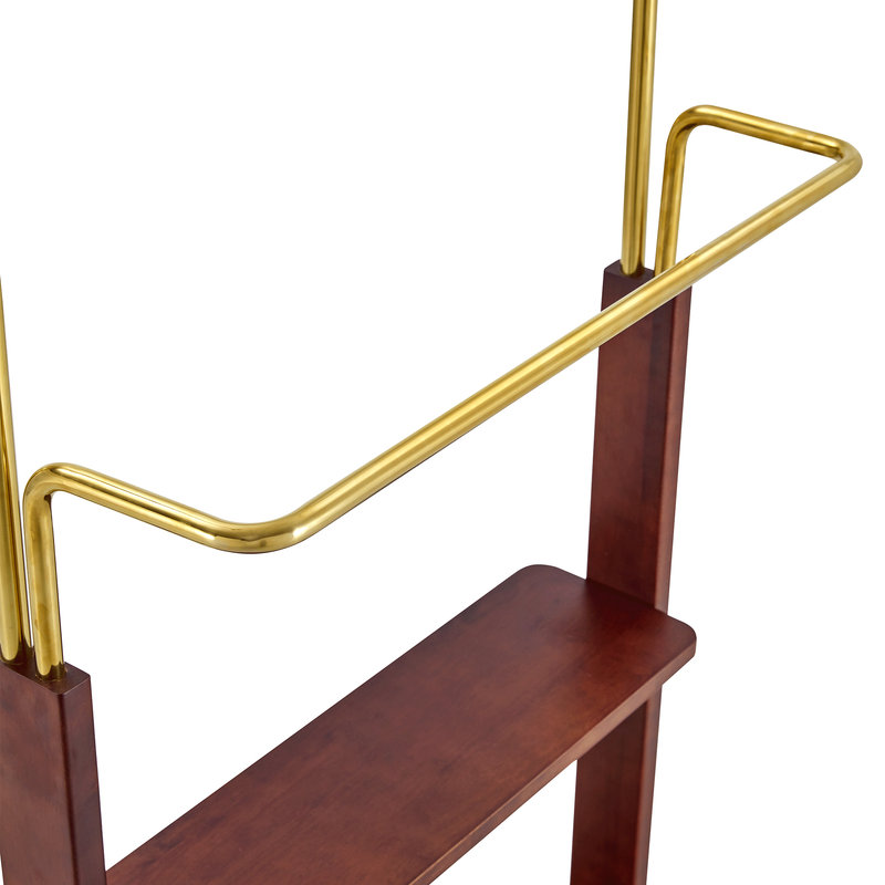 Portemanteau en acier doré 68,9 po