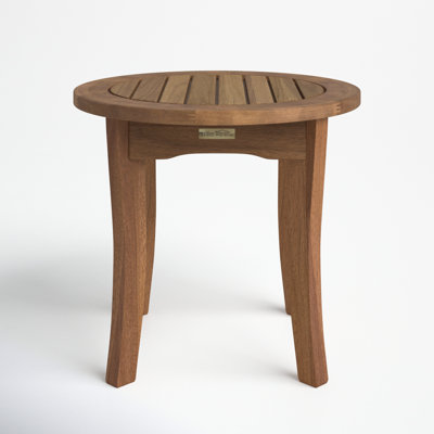 Akiva 20" Eucalyptus Patio Side Table
