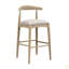 Tabouret de bar en tissu galet (ensemble de 2)-131580006-131580007