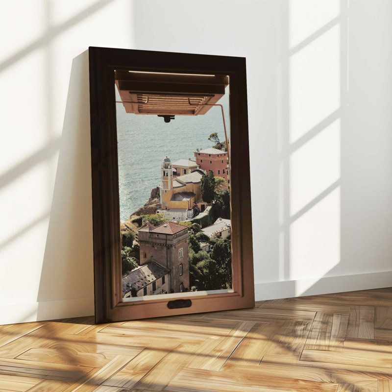 «Window to the Sea», reproduction sur toile roulée, H 18 po x l 12 po x P 1,25 po, Toile tendue