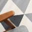 Zhora Tufted Ochre Grey Geometric Rug-34475800