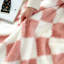 Checkered Lightweight Soft & Cozy Flannel Fleece Throw Blanket for Sofa & Bed in All Season-125344965-125344961