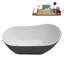 Baignoire autoportante et plateau 55 "avec drain interne Streamline-112235521