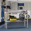 Sweeny Stainless Steel Top Height-Adjustable Workbench-676516801