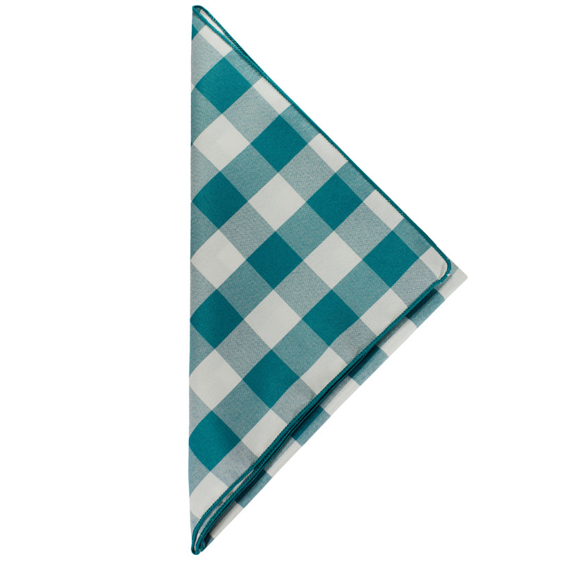 Ensemble de serviettes 24 pièces, Bleu sarcelle / blanc