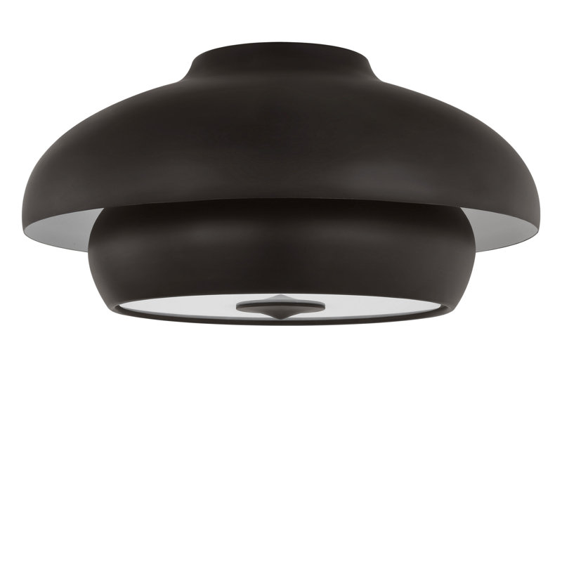Solene 18 Flush Mount, Aged Irn