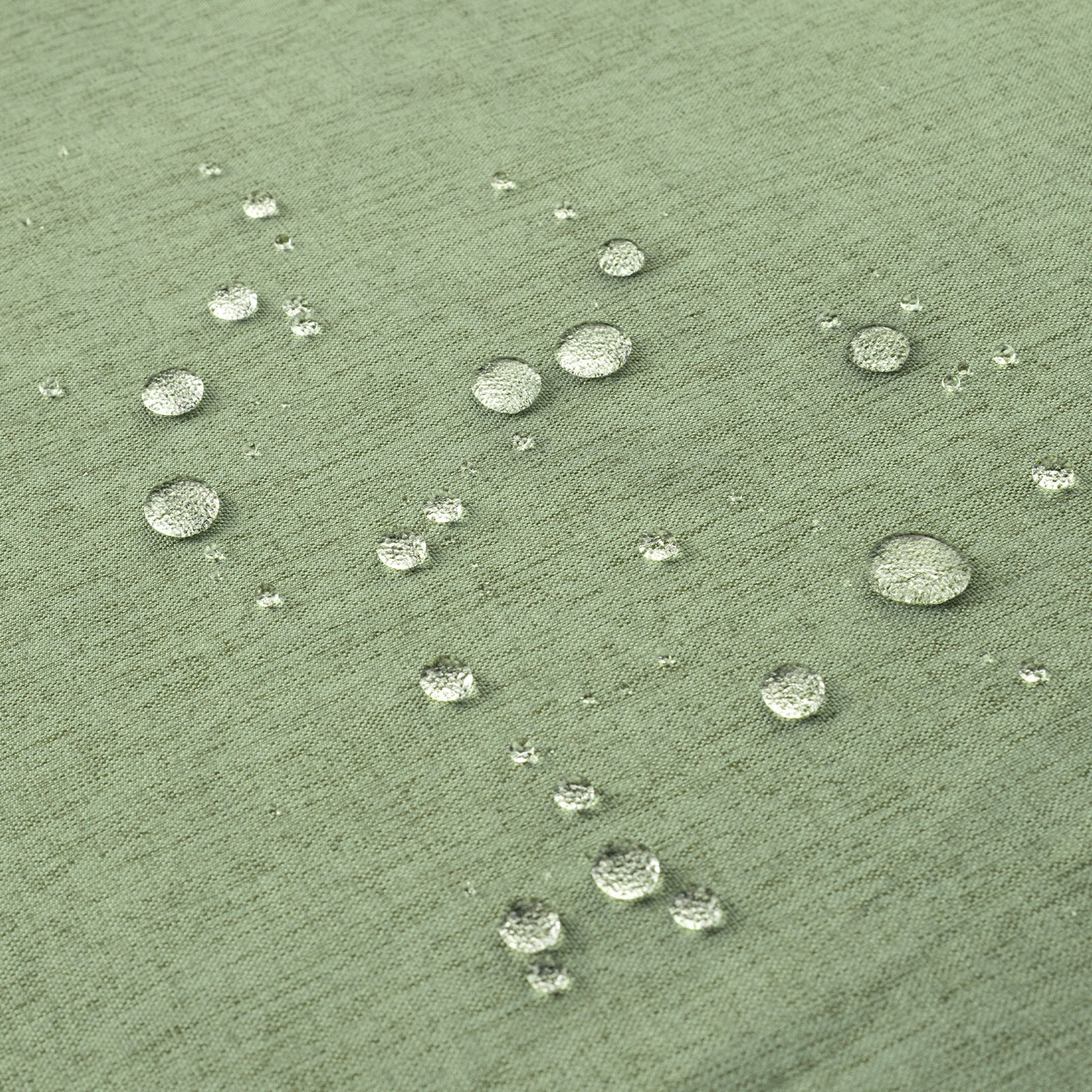 Linen Textured Scalloped Edge Shower Curtain, Sage, 84" H x 72" W